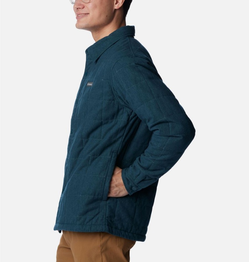 Columbia Landroamer Quilted Jacket Men's Shirt Green | VIAQSW-296