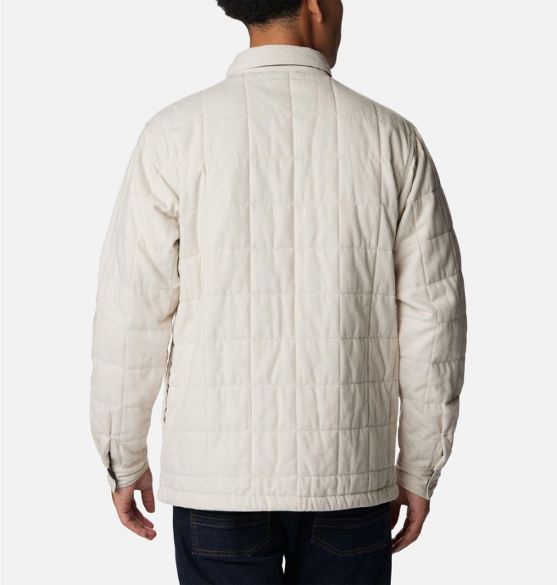 Columbia Landroamer Quilted Jacket Men's Shirt White | HXDNLU-736