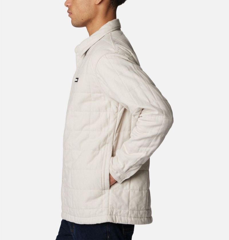 Columbia Landroamer Quilted Jacket Men's Shirt White | HXDNLU-736
