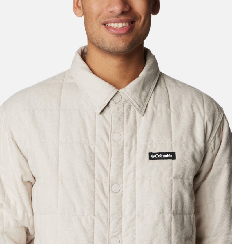 Columbia Landroamer Quilted Jacket Men's Shirt White | HXDNLU-736