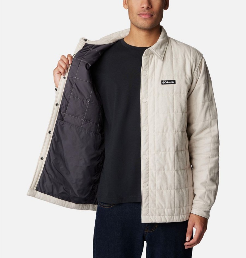 Columbia Landroamer Quilted Jacket Men's Shirt White | HXDNLU-736