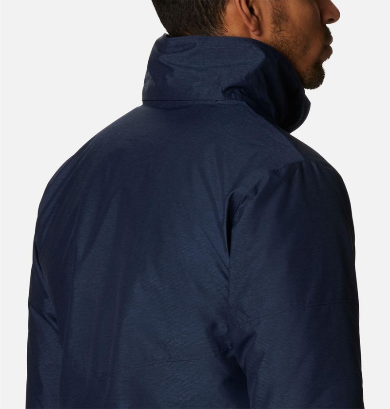 Columbia Last Tracks Insulated Men's Ski Jacket Navy | PJCXTK-809