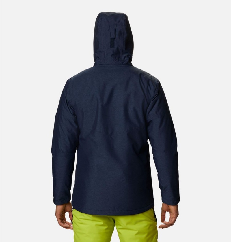 Columbia Last Tracks Insulated Men's Ski Jacket Navy | PJCXTK-809