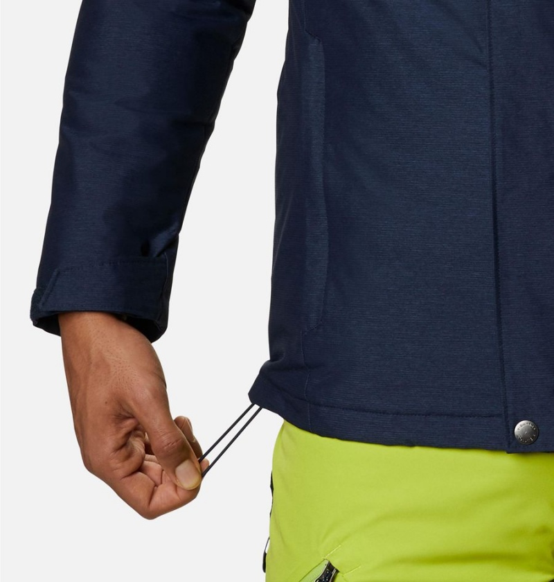 Columbia Last Tracks Insulated Men's Ski Jacket Navy | PJCXTK-809