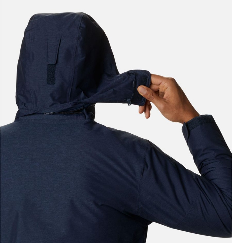 Columbia Last Tracks Insulated Men's Ski Jacket Navy | PJCXTK-809