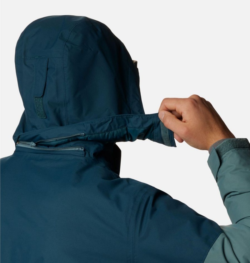 Columbia Last Tracks Insulated Men's Ski Jacket Blue | IJHODP-850
