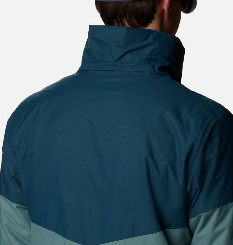 Columbia Last Tracks Insulated Men's Ski Jacket Blue | IJHODP-850