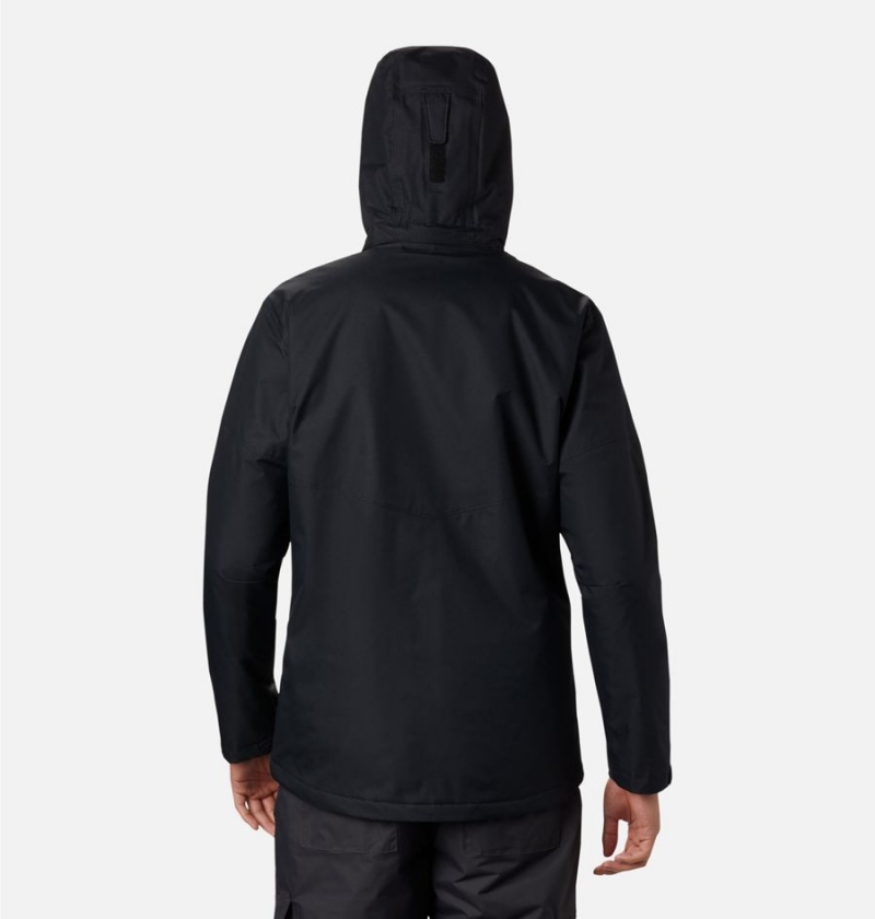 Columbia Last Tracks Insulated Men's Ski Jacket Black | XKIEDJ-834