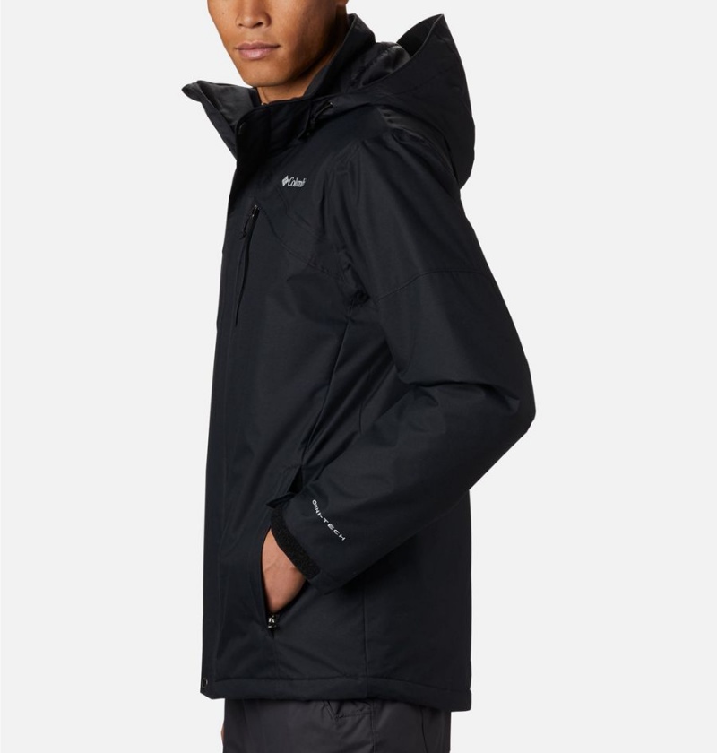 Columbia Last Tracks Insulated Men's Ski Jacket Black | XKIEDJ-834