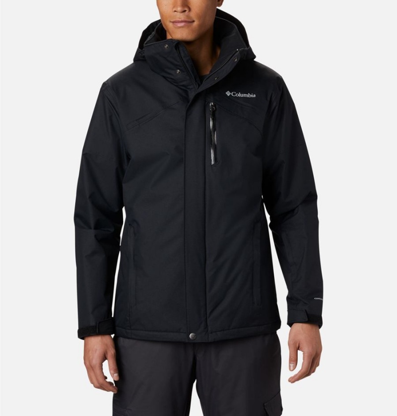 Columbia Last Tracks Insulated Men\'s Ski Jacket Black | XKIEDJ-834