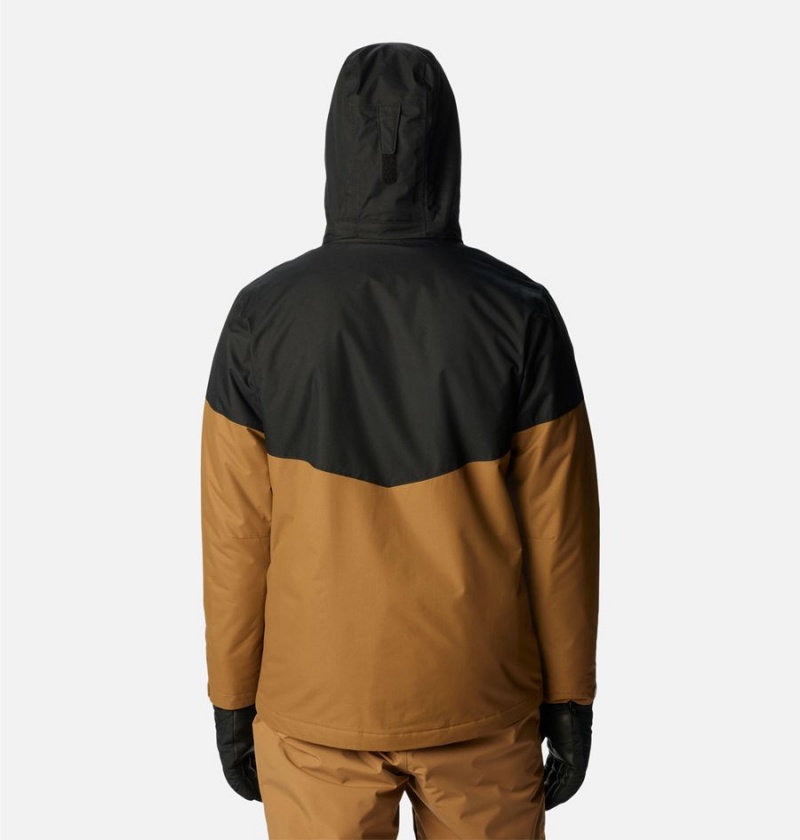 Columbia Last Tracks Insulated Men's Ski Jacket Brown | AVDYXG-537
