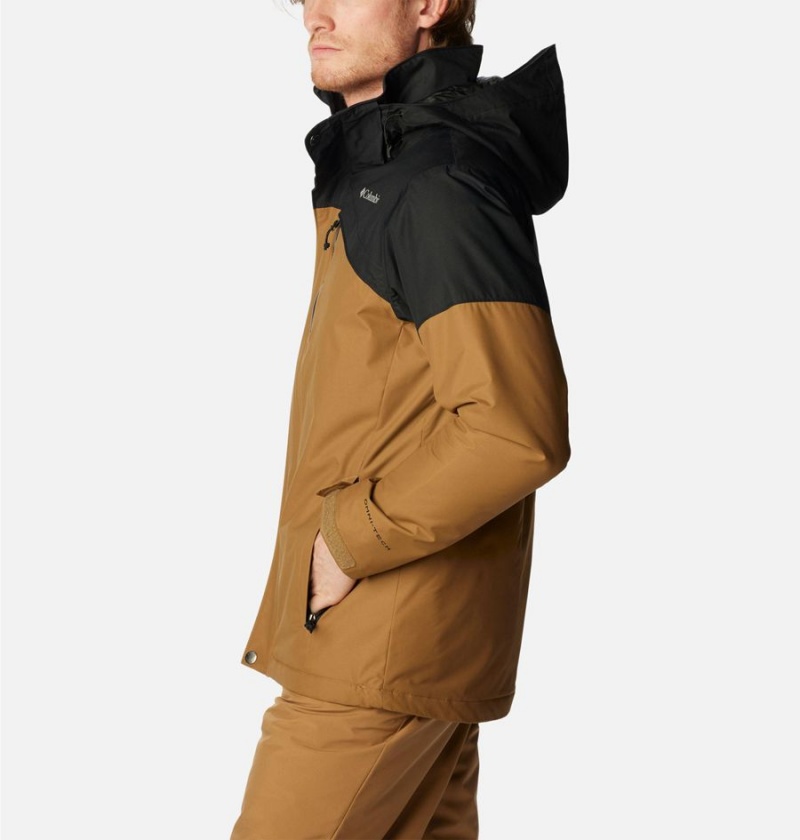 Columbia Last Tracks Insulated Men's Ski Jacket Brown | AVDYXG-537