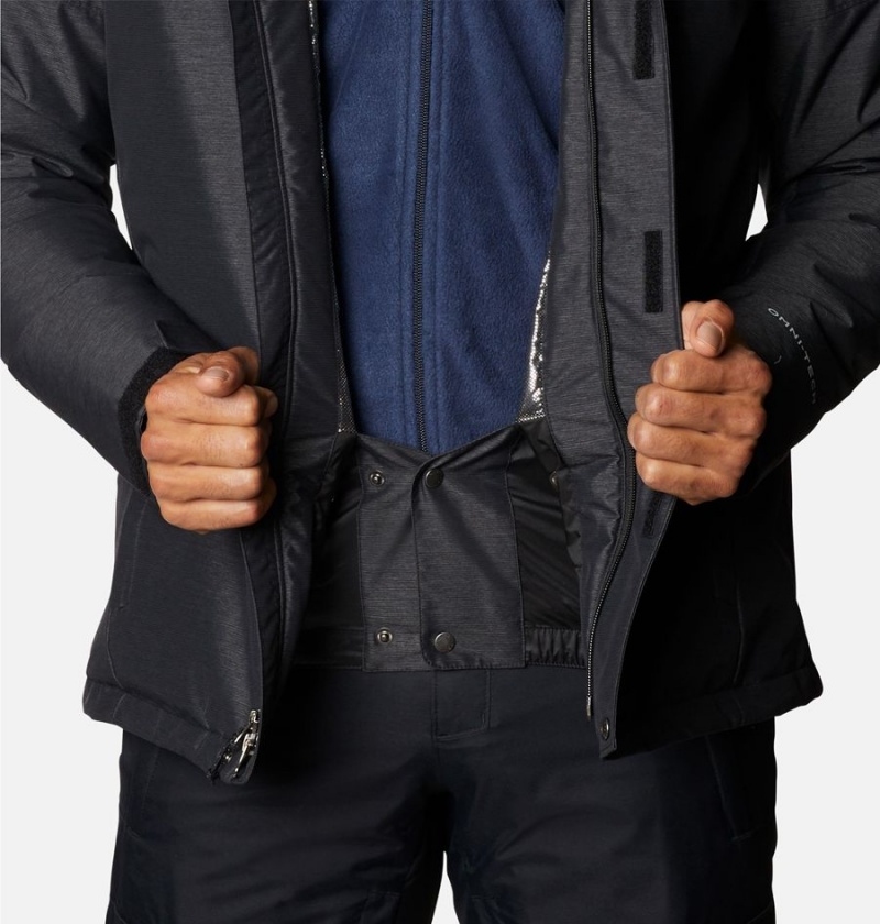 Columbia Last Tracks Insulated Men's Ski Jacket Black | RWFSVU-038
