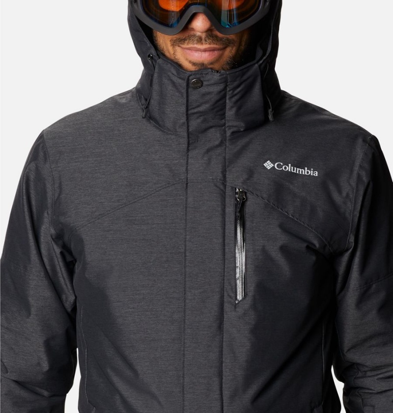 Columbia Last Tracks Insulated Men's Ski Jacket Black | RWFSVU-038