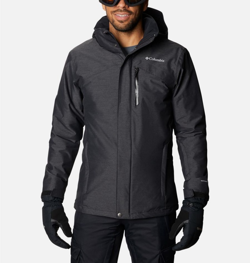 Columbia Last Tracks Insulated Men\'s Ski Jacket Black | RWFSVU-038