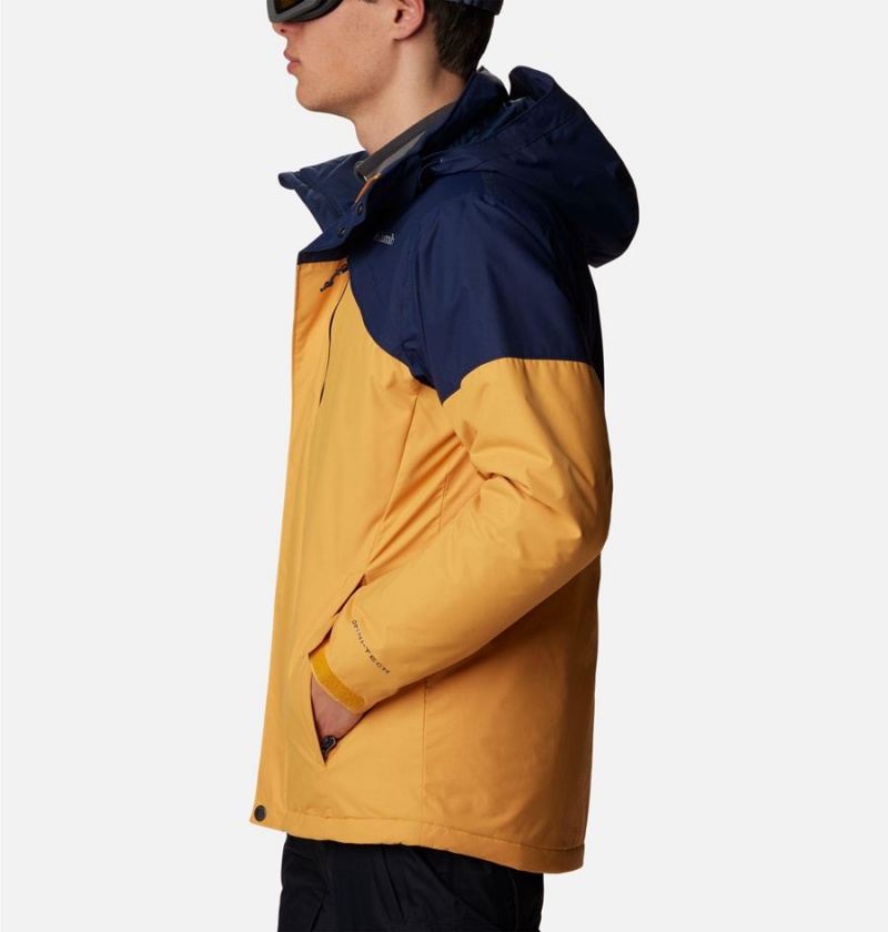 Columbia Last Tracks Insulated Men's Ski Jacket Yellow | ADRTFM-578