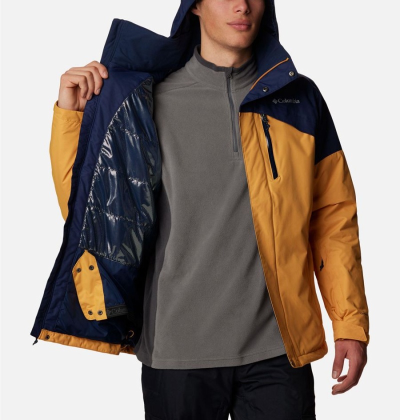 Columbia Last Tracks Insulated Men's Ski Jacket Yellow | ADRTFM-578