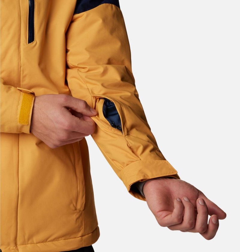 Columbia Last Tracks Insulated Men's Ski Jacket Yellow | ADRTFM-578
