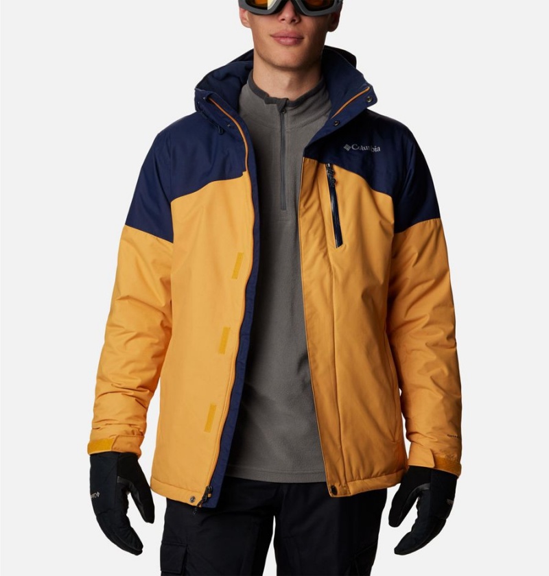 Columbia Last Tracks Insulated Men's Ski Jacket Yellow | ADRTFM-578