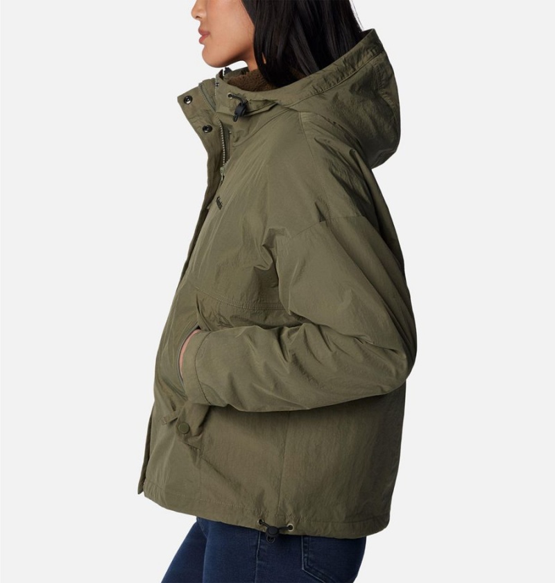 Columbia Laurelwoods II Interchange Women's 3 In 1 Jackets Green | UFTQXR-172