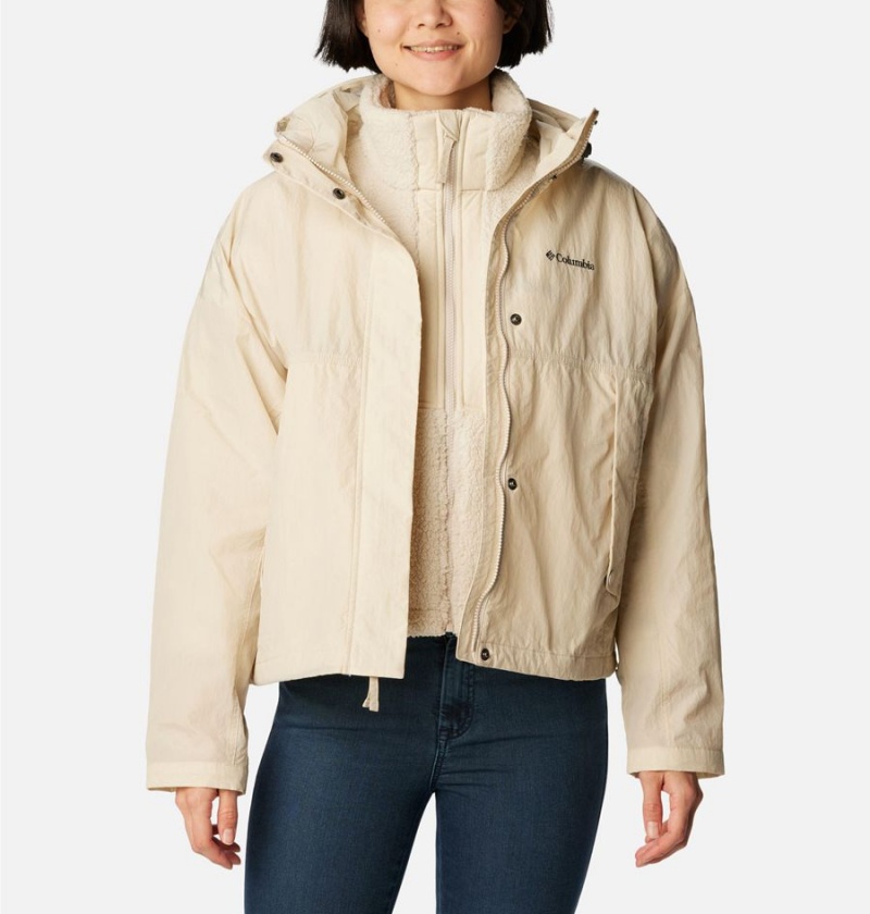Columbia Laurelwoods II Interchange Women's 3 In 1 Jackets Khaki | CYUVHF-108