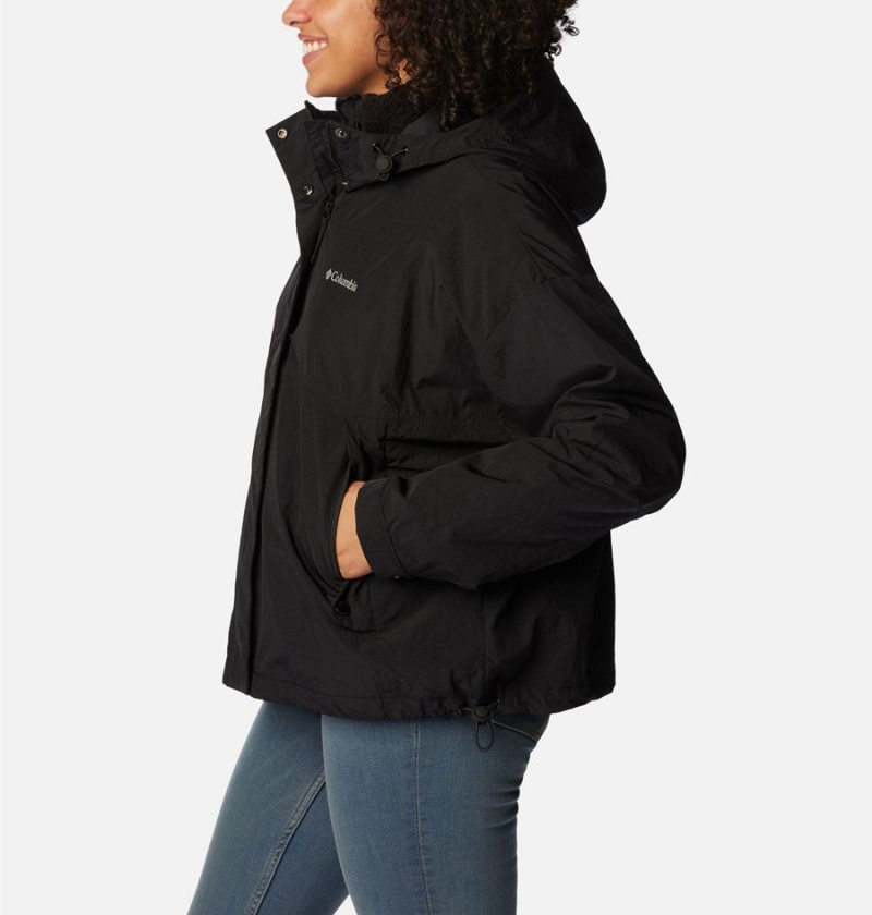 Columbia Laurelwoods II Interchange Women's 3 In 1 Jackets Black | MPNHRI-609