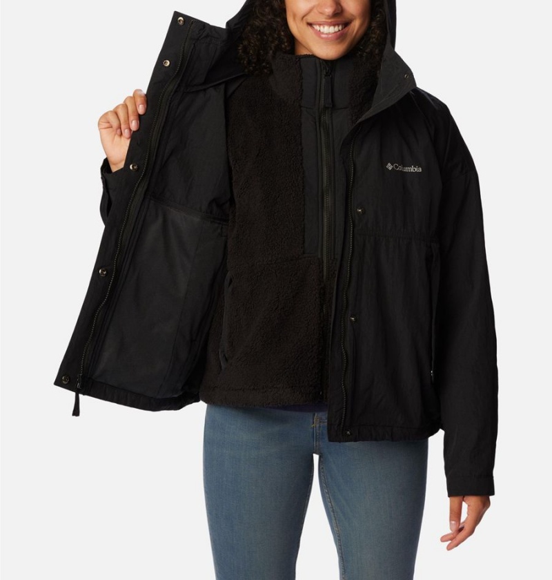 Columbia Laurelwoods II Interchange Women's 3 In 1 Jackets Black | MPNHRI-609
