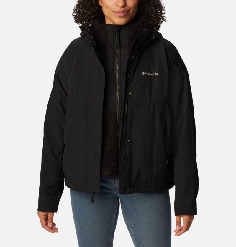 Columbia Laurelwoods II Interchange Women's 3 In 1 Jackets Black | MPNHRI-609