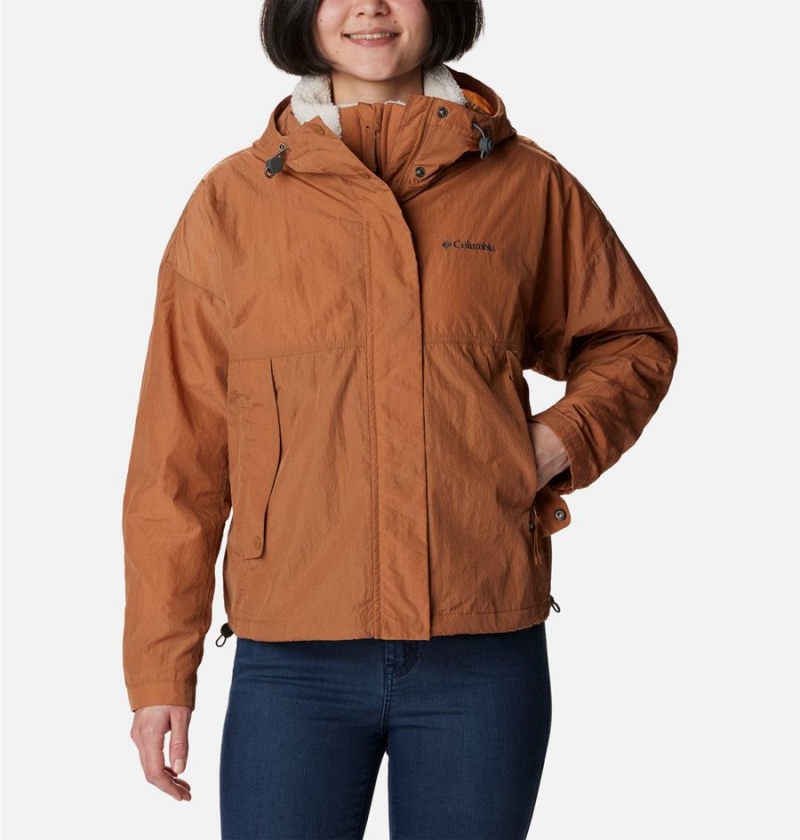 Columbia Laurelwoods II Interchange Women\'s 3 In 1 Jackets Brown | KUJCDR-547