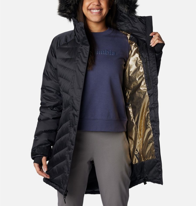 Columbia Lay D III Mid Women's Puffer Jacket Black | UYFCMW-428