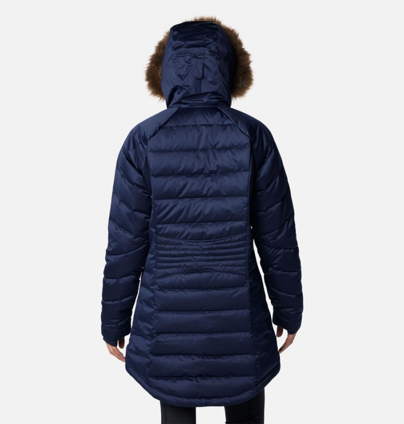 Columbia Lay D III Mid Women's Puffer Jacket Navy | MFLYRO-806