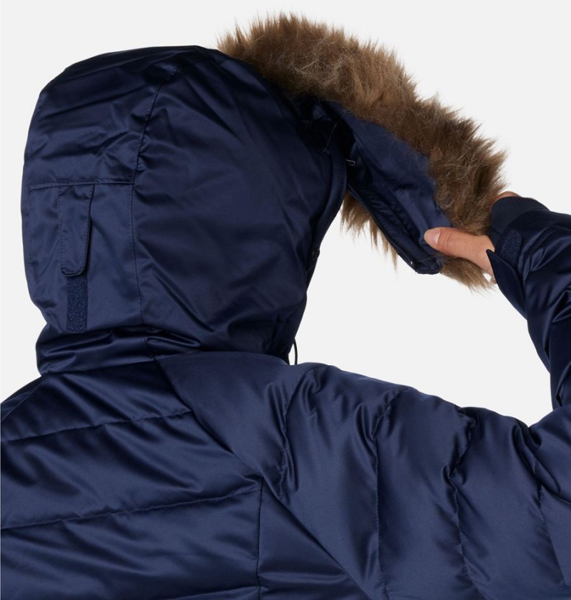 Columbia Lay D III Mid Women's Puffer Jacket Navy | MFLYRO-806