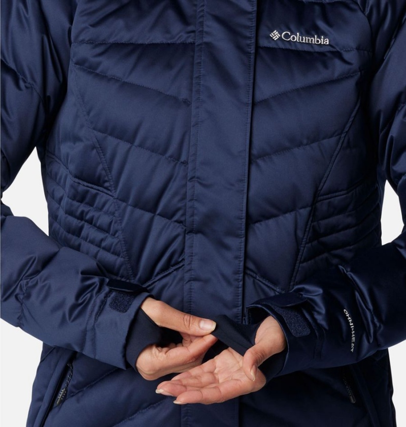Columbia Lay D III Mid Women's Puffer Jacket Navy | MFLYRO-806