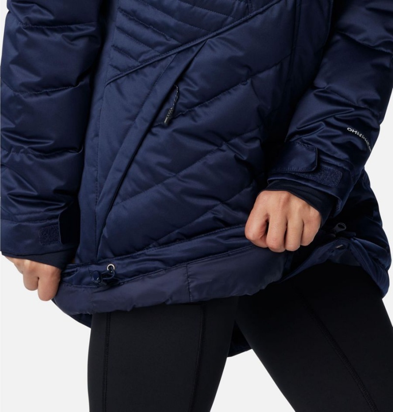 Columbia Lay D III Mid Women's Puffer Jacket Navy | MFLYRO-806