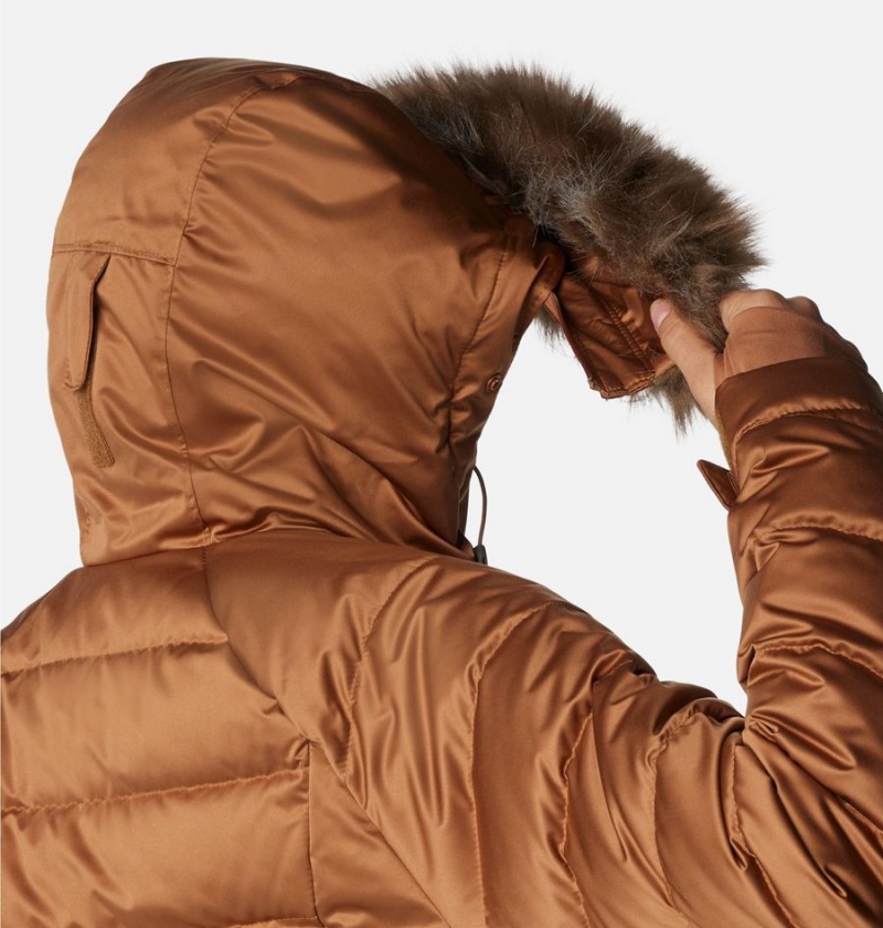 Columbia Lay D III Mid Women's Puffer Jacket Brown | TNDBUA-103