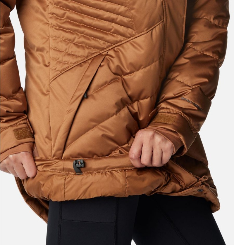 Columbia Lay D III Mid Women's Puffer Jacket Brown | TNDBUA-103