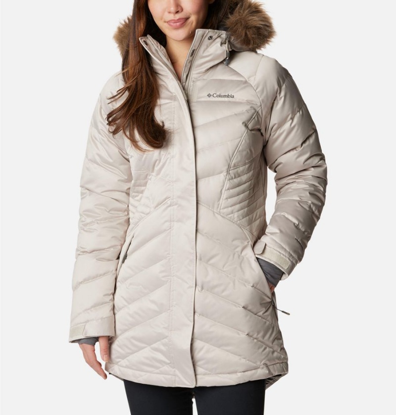 Columbia Lay D III Mid Women\'s Puffer Jacket White | ETUYOZ-219