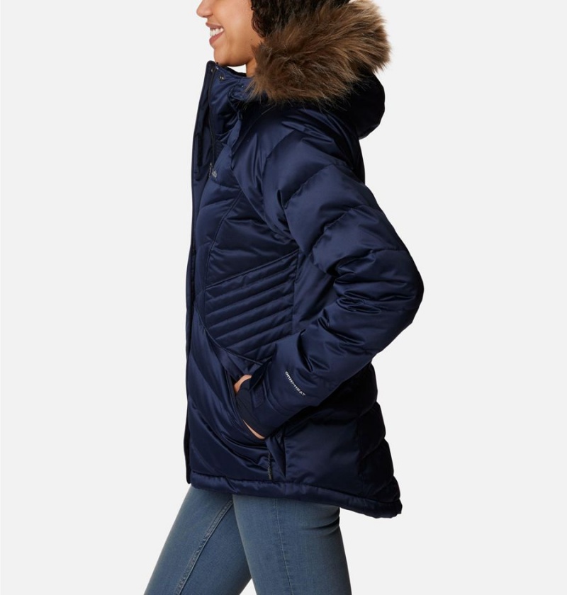 Columbia Lay D III Women's Puffer Jacket Navy | NBGDYI-164