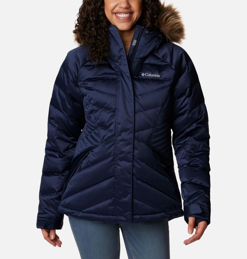 Columbia Lay D III Women\'s Puffer Jacket Navy | NBGDYI-164