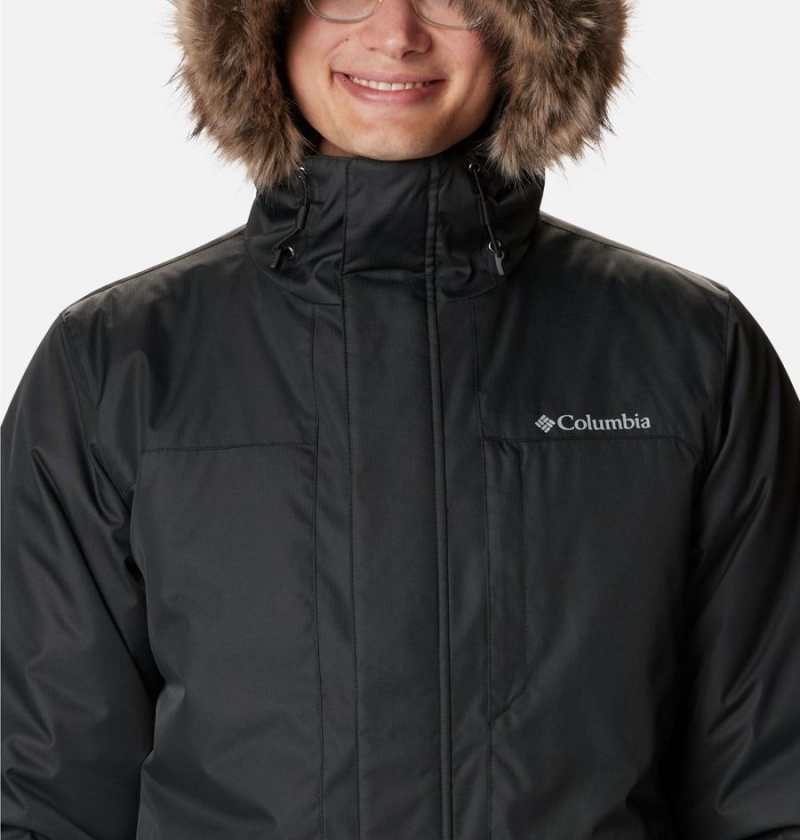 Columbia Leif Trail Men's Coats Black | MHVNKL-738