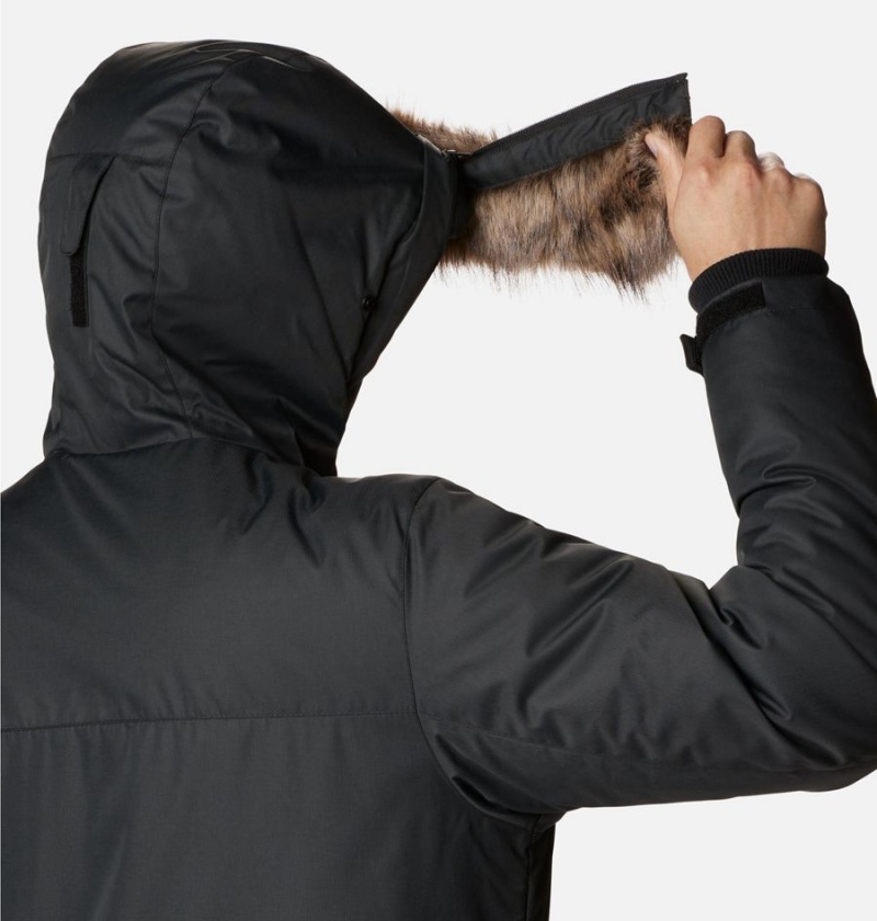 Columbia Leif Trail Men's Coats Black | MHVNKL-738