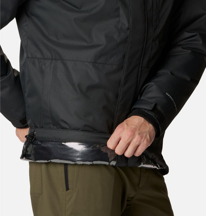 Columbia Leif Trail Men's Coats Black | MHVNKL-738