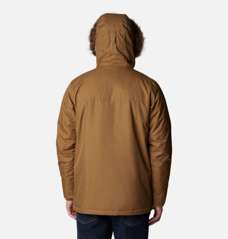Columbia Leif Trail Men's Coats Brown | NTFOYK-310