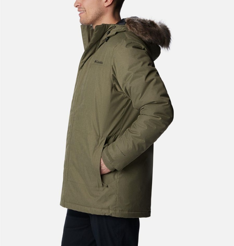 Columbia Leif Trail Men's Coats Green | TRMHEI-196