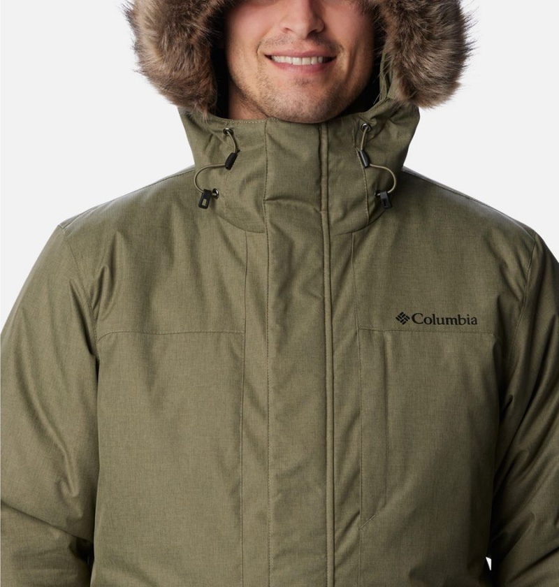 Columbia Leif Trail Men's Coats Green | TRMHEI-196