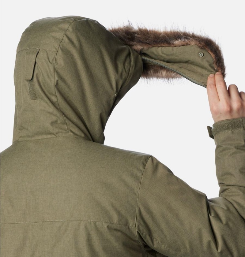 Columbia Leif Trail Men's Coats Green | TRMHEI-196