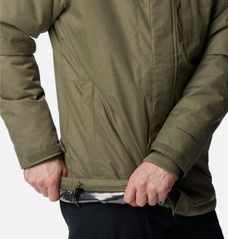 Columbia Leif Trail Men's Coats Green | TRMHEI-196