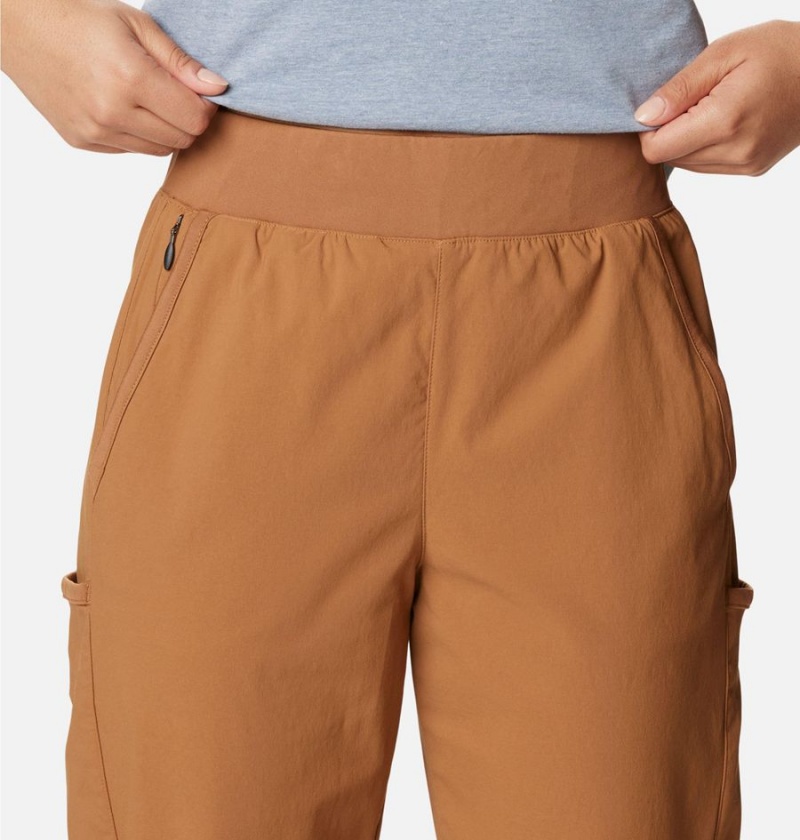 Columbia Leslie Falls Joggers Women's Pants Brown | KNYELU-482