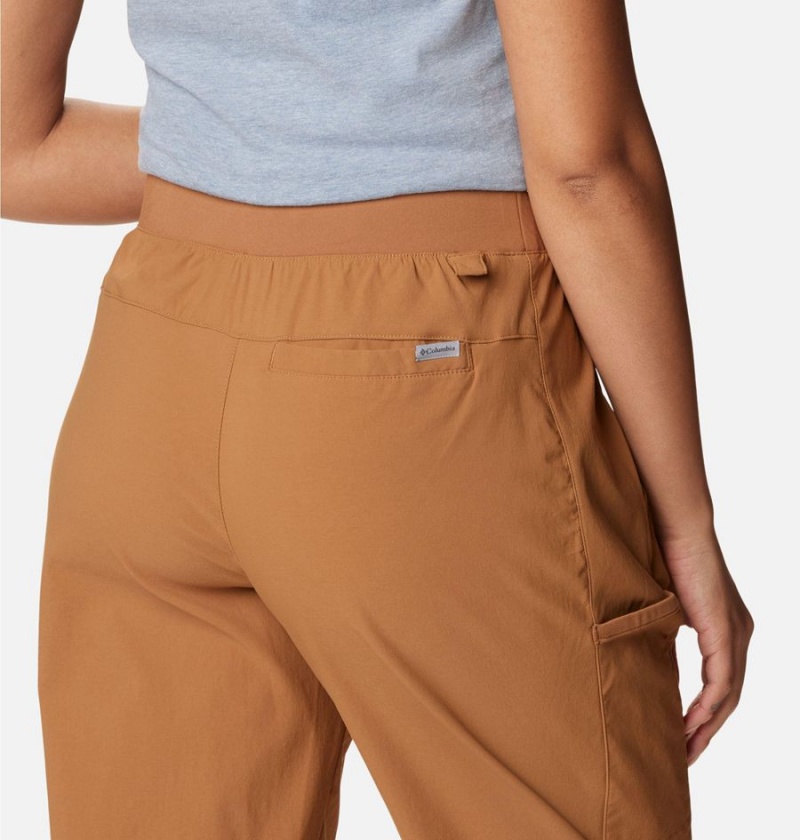 Columbia Leslie Falls Joggers Women's Pants Brown | KNYELU-482