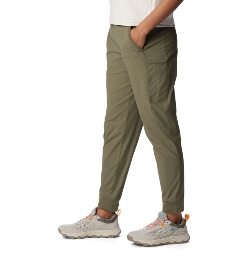 Columbia Leslie Falls Joggers Women's Pants Green | XDINCQ-420